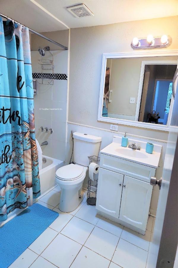 Casaazul-2605A-Couples Retreat By Beach & Pleasure Pier 1 Block Away- 2Bed 2Bath- 7 Minutes To Cruise Terminal 갤버스턴 외부 사진